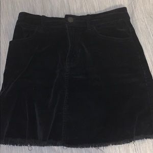 Brandy Melville black jean skirt